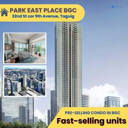 preselling condo ayala|Preselling Condominium for sale in BGC, Taguig Park East Place .